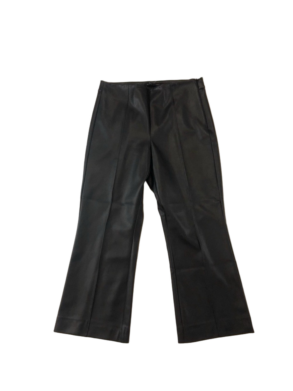 Banana Republic NEW black pleather crop pant 6Petite